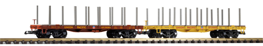 PIKO 38774 - G 2-tlg Rungenwagen-Set der SF